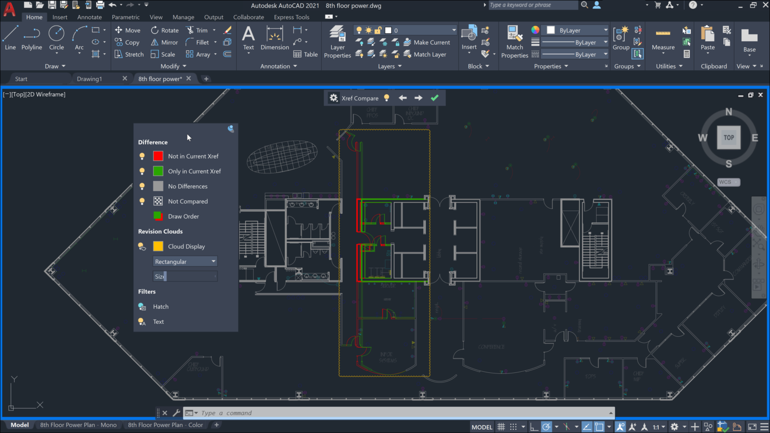 AutoCAD 2021 Xref-Compare