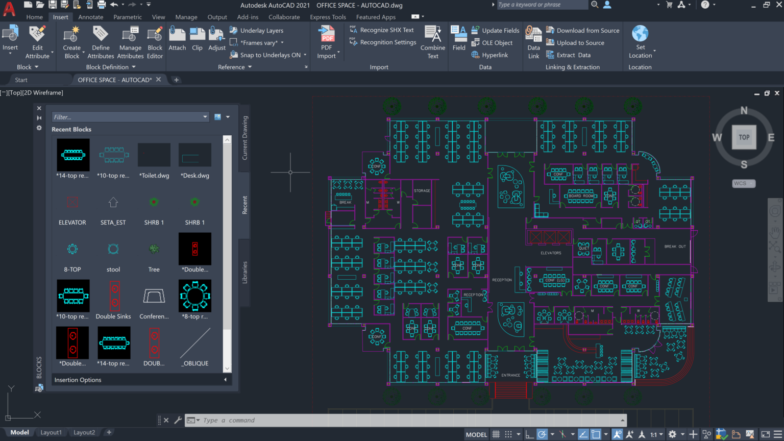 AutoCAD 2021 Block