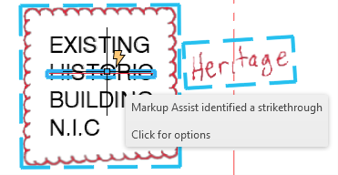 Strikethrough Text: