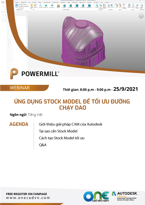 Webinar "Ứng dụng Stock Model để tối ưu đường chạy dao"