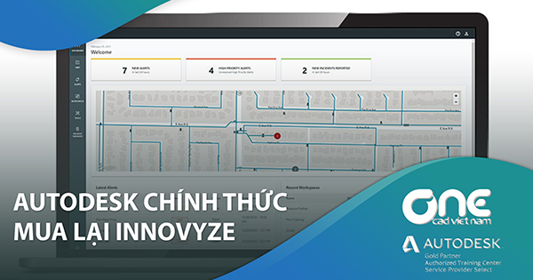 Autodesk chính thức mua lại Innovyze - Nhà cung cấp mô hình thông minh cho hạ tầng nước, các công nghệ mô phỏng và dự đoán