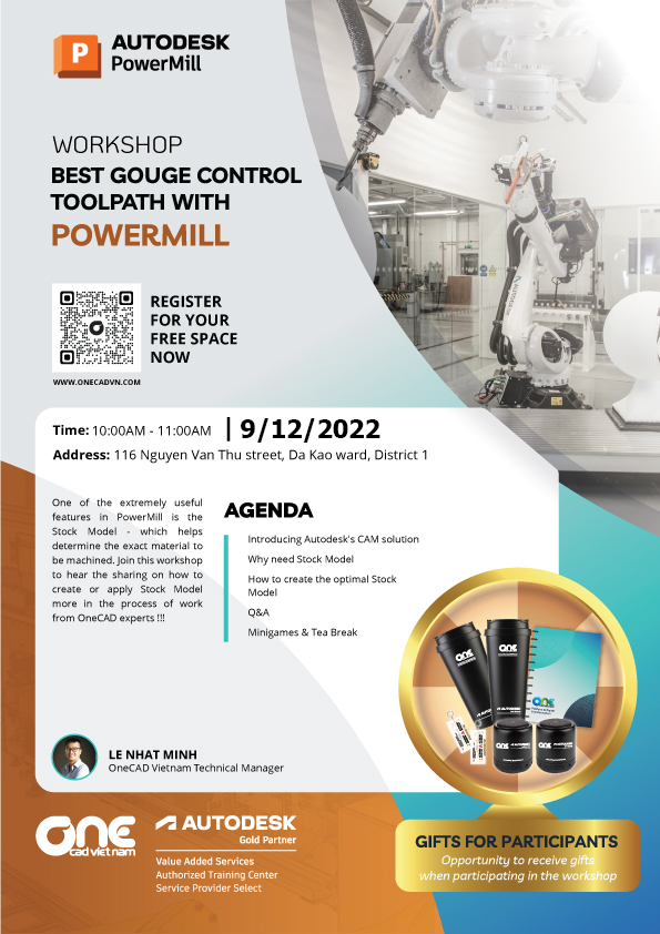 Kiểm soát tối ưu đường chạy dao với Powermill