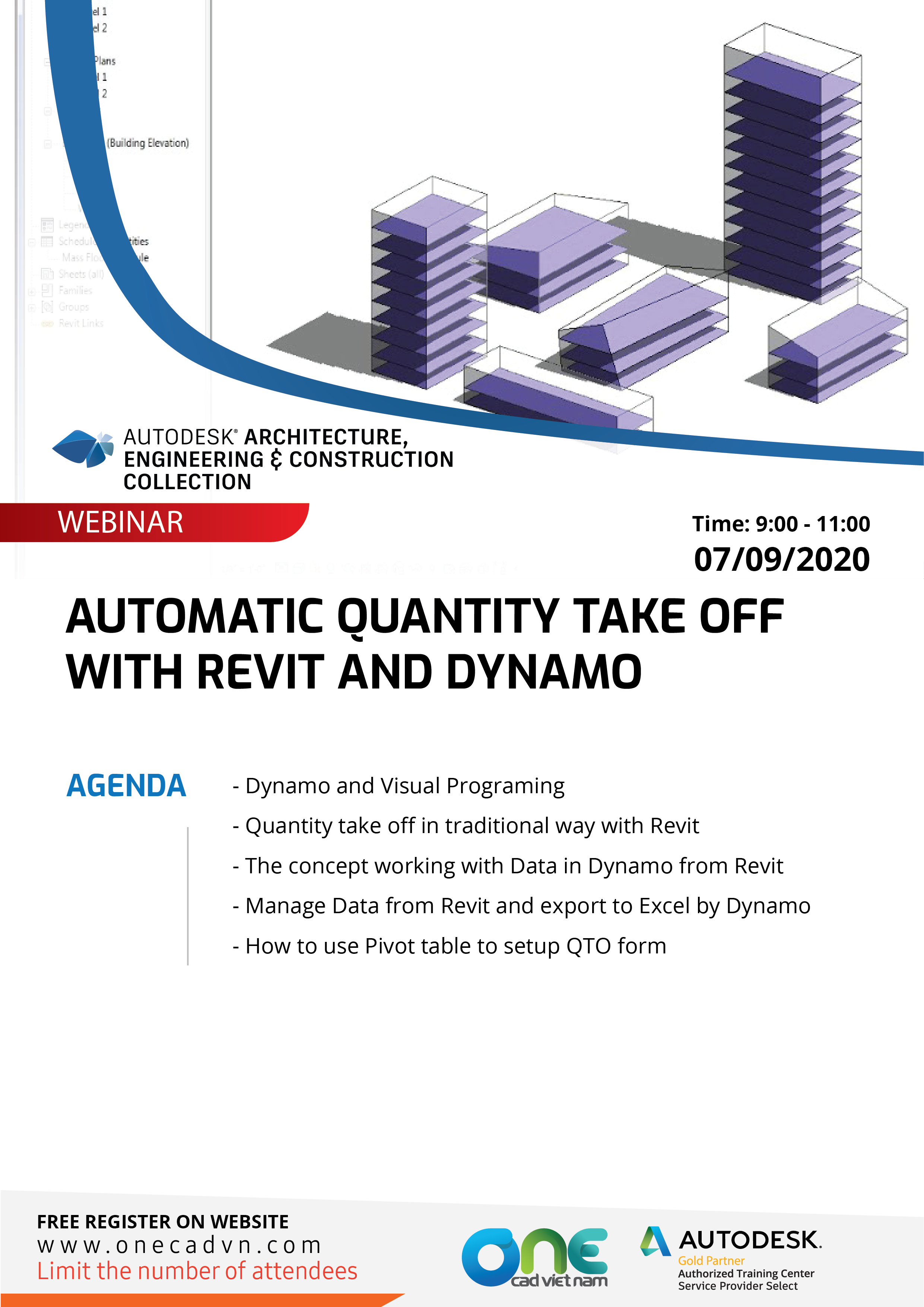 Automatic quantity take off with Revit and Dynamo
