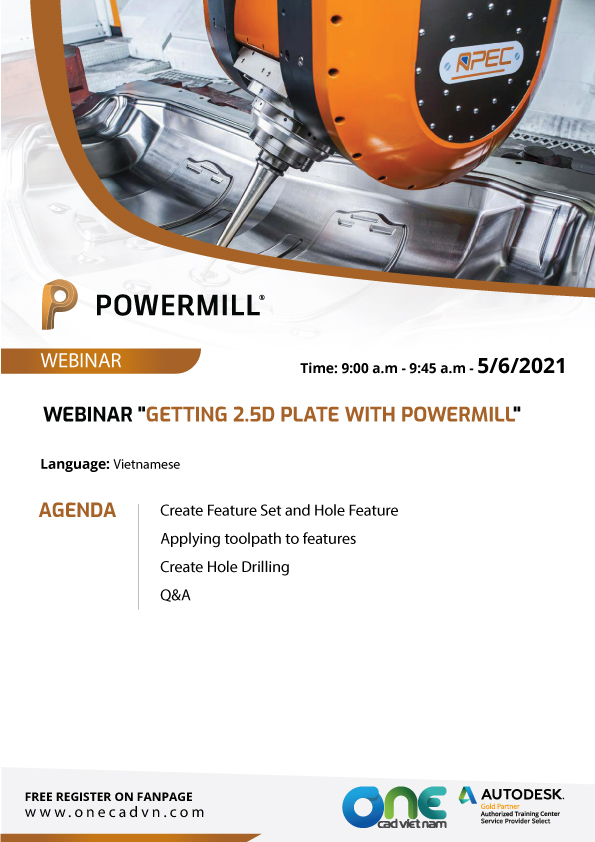 Gia công sản phẩm dạng tấm với PowerMill