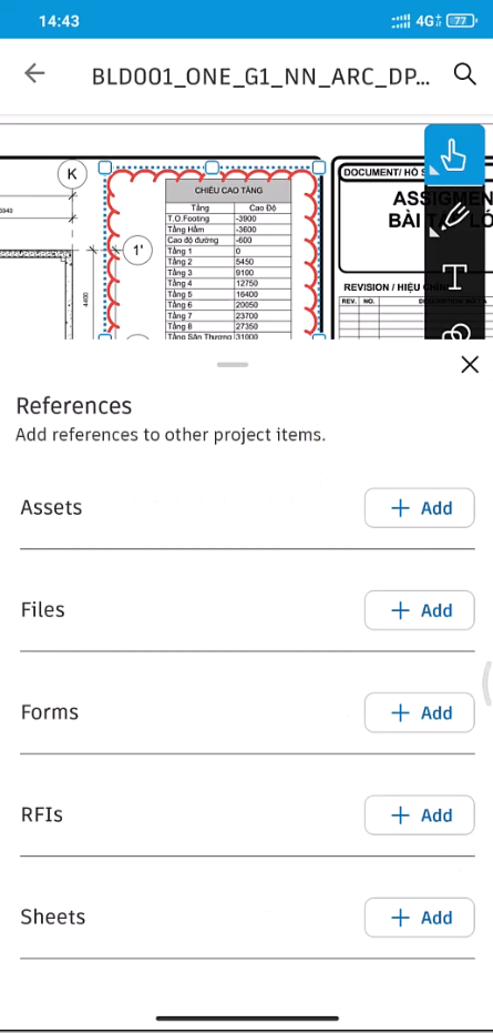 Nền tảng Autodesk Construction Cloud mang đến một cải tiến đáng chú ý với tính năng Markup PDF trên thiết bị di động