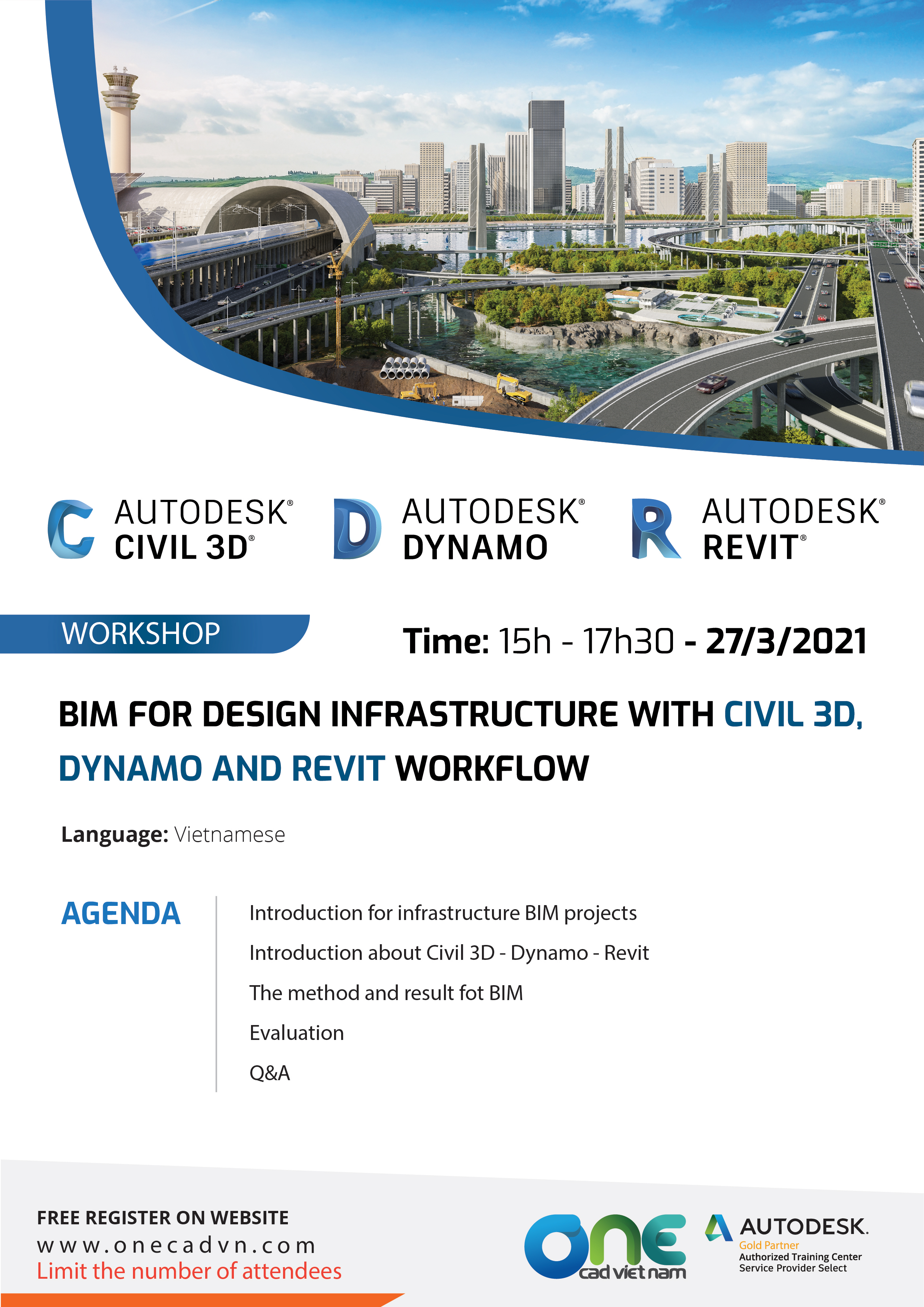 Webinar quy trình làm việc với Civil 3d Dynamo Revit
