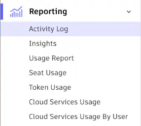 Activity Log trên trang Autodesk Account