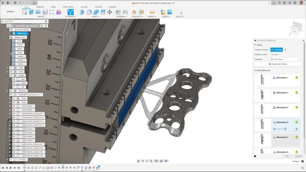 AI hỗ trợ xây dựng mô hình trên Fusion 360