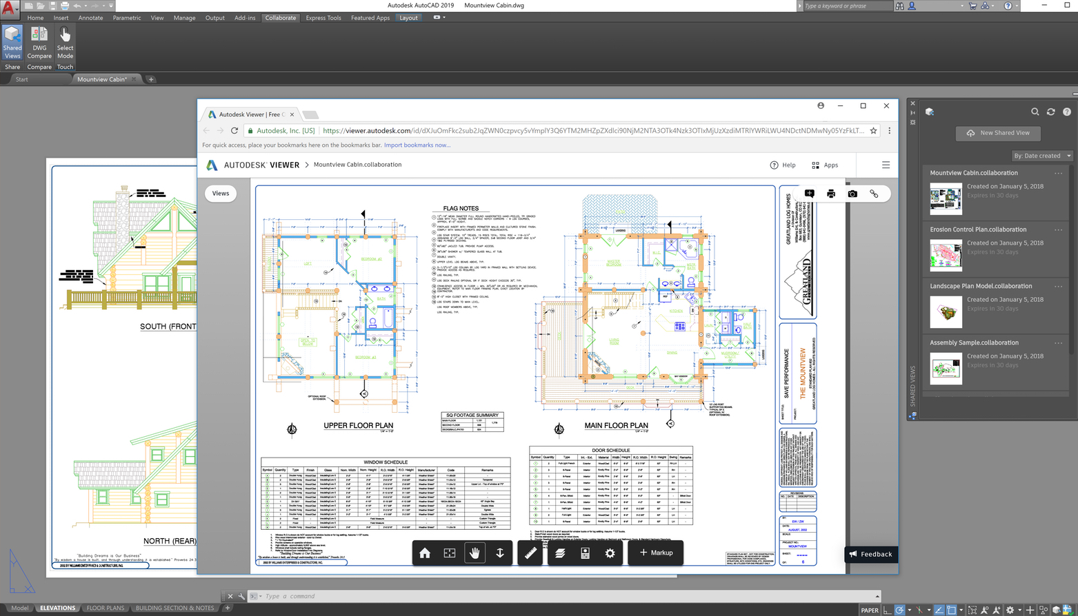 AutoCAD 2019 share views