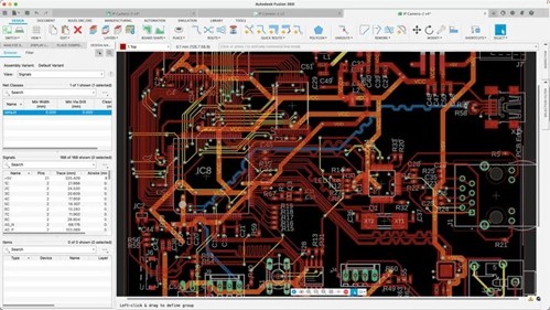 Phần mềm Autodesk Fusion 360 Electronic