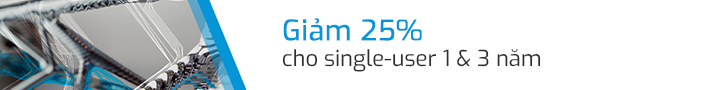 Giảm 25% khi mua mới phần mềm Autodesk