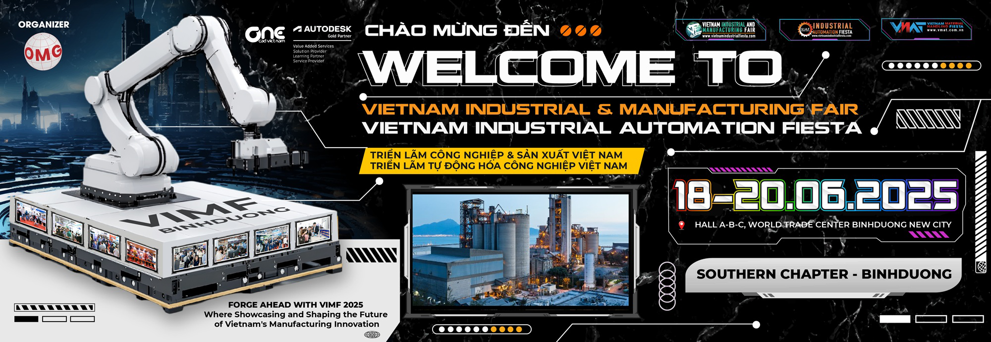 Triển lãm Công Nghệ & Sản Xuất Việt Nam (VIMF) 2025 tại Bắc Giang