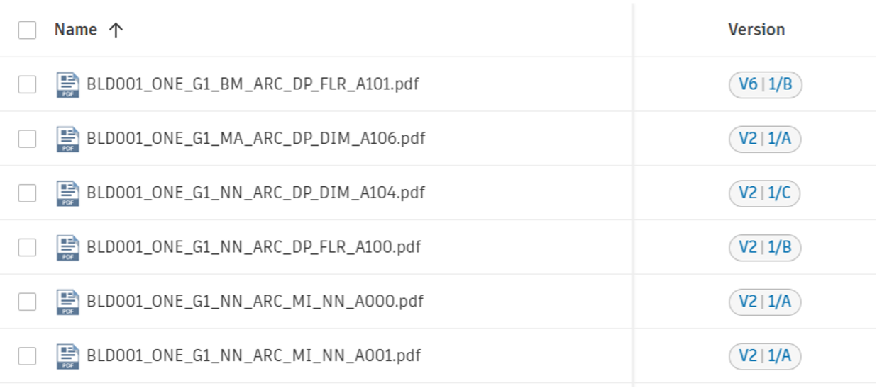 Các phiên bản của tài liệu được kiểm soát chặt chẽ trong Autodesk Docs
