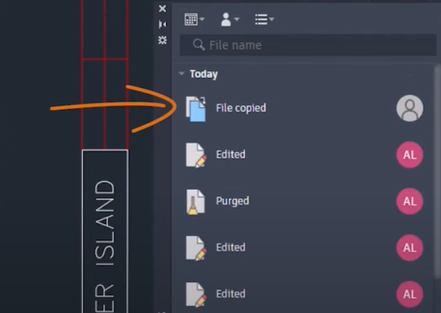 Cập nhật copy file và thông báo
