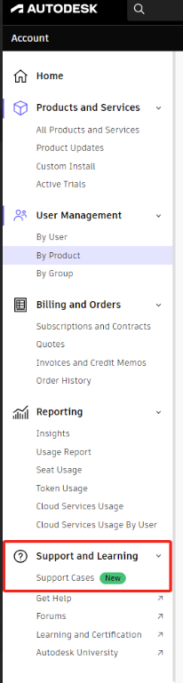 Thư mục Autodesk Account