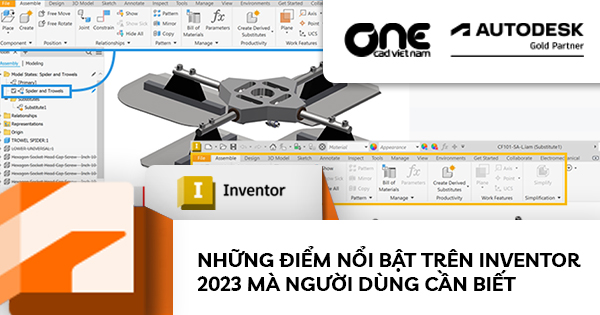 Những điểm nổi bật trên Inventor 2023 mà người dùng cần biết