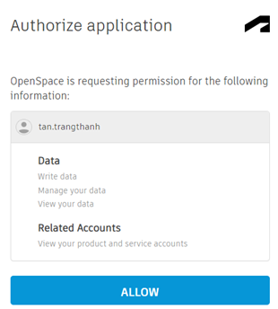Cấp quyền cho OpenSpace đăng nhập bằng Autodesk Construction Cloud