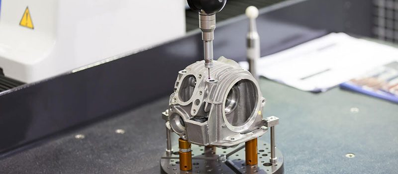 Chi tiết được đo với máy CMM