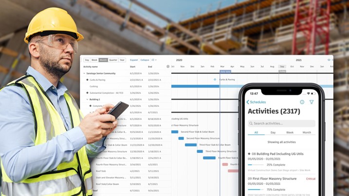 Chia sẻ tiến độ triển khai dự án với Schedule trong Autodesk Build