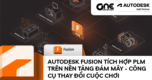 Autodesk Fusion tích hợp PLM trên nền tảng đám mây - Công cụ thay đổi cuộc chơi
