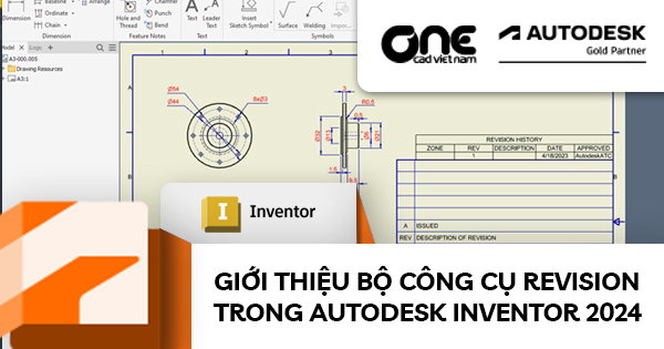 Giới thiệu bộ công cụ Revision trong Autodesk Inventor 2024