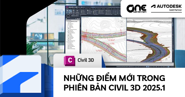 Những điểm mới trong phiên bản Civil 3D 2025.1