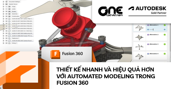 Thiết kế nhanh và hiệu quả hơn với Automated Modeling trong Fusion 360
