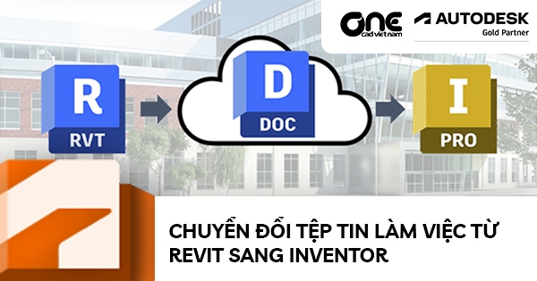 Chuyển đổi tệp tin làm việc từ Revit sang Inventor
