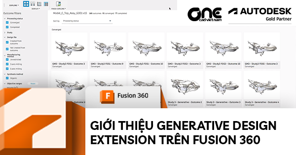 Giới Thiệu Generative Design Extension trên Fusion 360