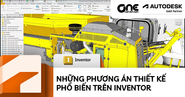 Những Phương Án Thiết Kế Phổ Biến Trên Inventor