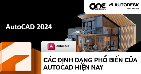 Các định dạng phổ biến của AutoCAD hiện nay