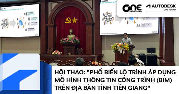 Hội thảo: "Phổ biến lộ trình áp dụng mô hình thông tin công trình (BIM) trên địa bàn tỉnh Tiền Giang"
