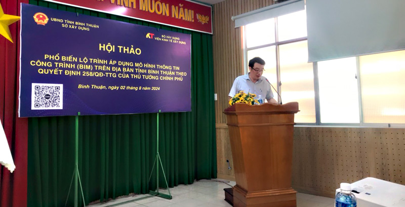 Đại diện Sở Xây dựng tỉnh Bình Thuận