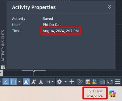 Định dạng thời gian trong Activity Insights sẽ cùng với hệ điều hành