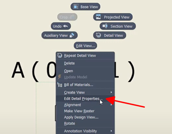 Edit detail properties