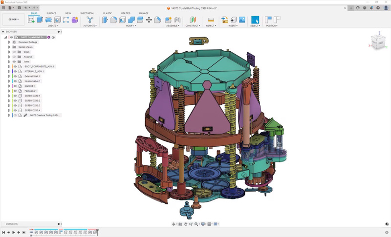 .f3d là định dạng lưu trữ dữ liệu toàn bộ lịch sử thiết kế