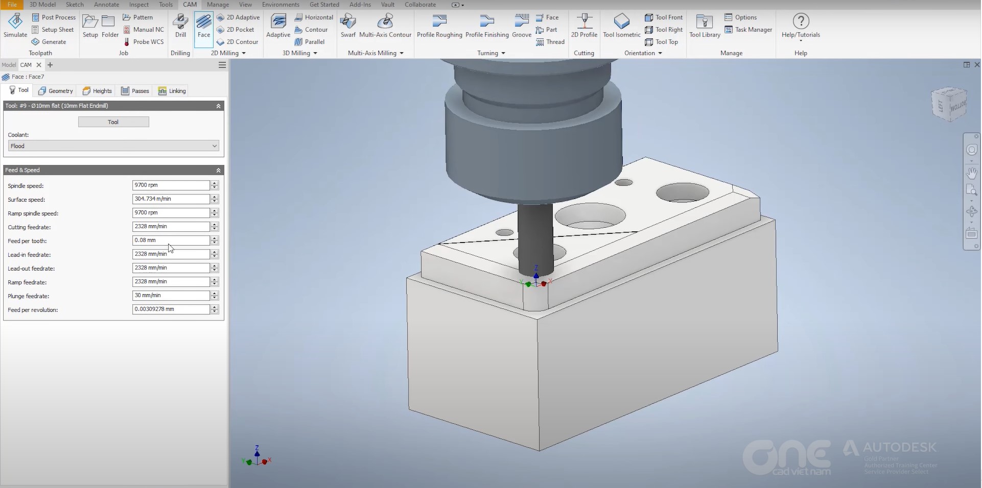 Giải pháp lập trình gia công CNC với Inventor CAM