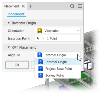 Giao diện Placement trên Inventor 2026 