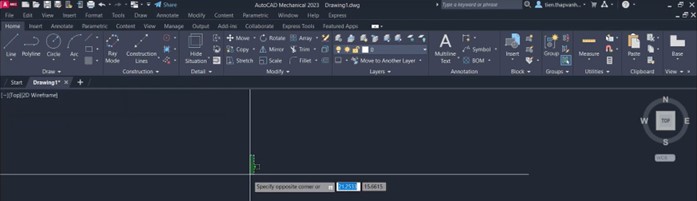 Giao diện AutoCAD Mechanical