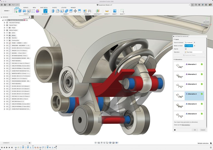 Hình ảnh đề xuất thiết kế của automated modeling