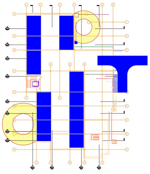 Hình ảnh mô tả bản vẽ không có thay đổi màu layer