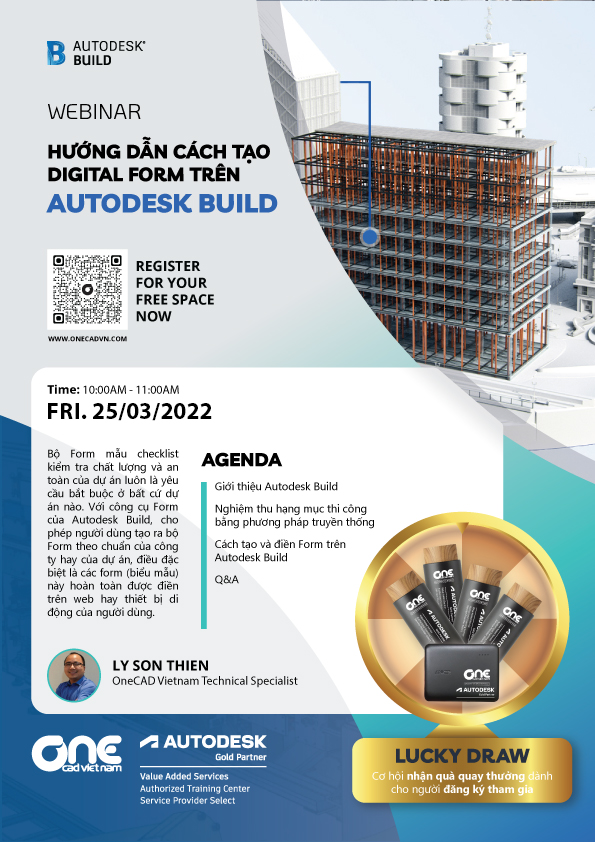 Webinar "Hướng dẫn cách tạo Digital Form trên Autodesk Build"