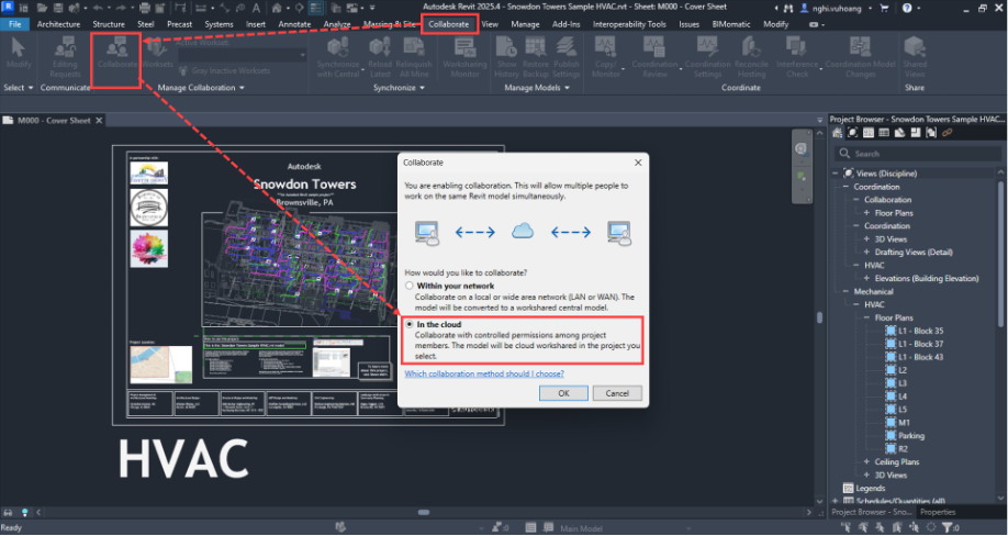Hướng dẫn tạo file Workshared Cloud Model