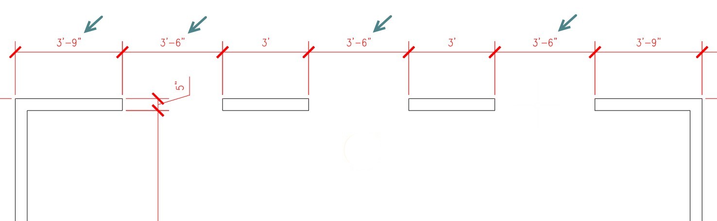 Kích thước được điều chỉnh chính xác với giá trị trên phần mềm