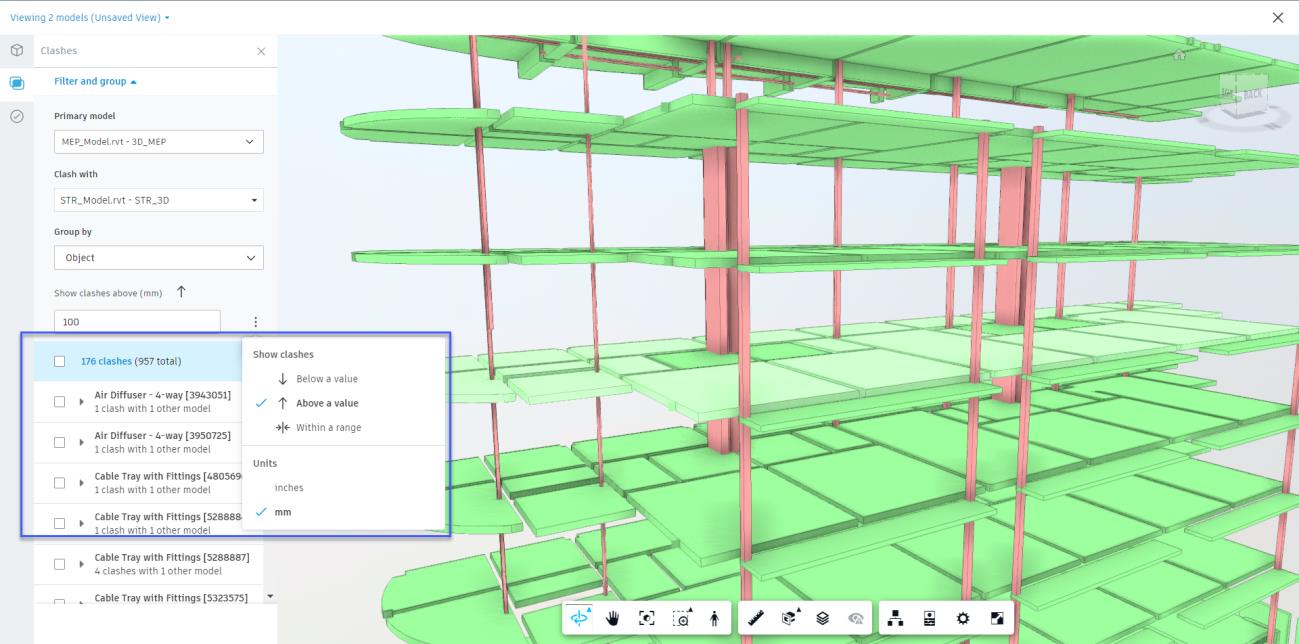 Kiểm tra các xung đột tiềm ẩn trong Model Coordination