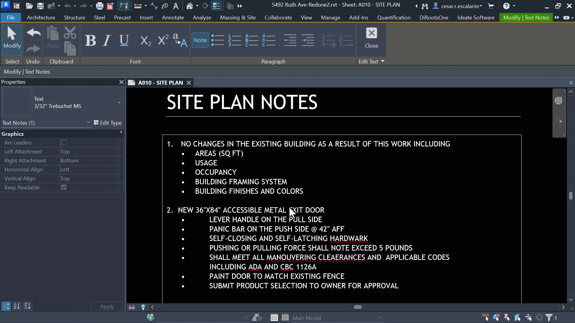 Kiểm tra chính tả theo ngữ cảnh trong Revit