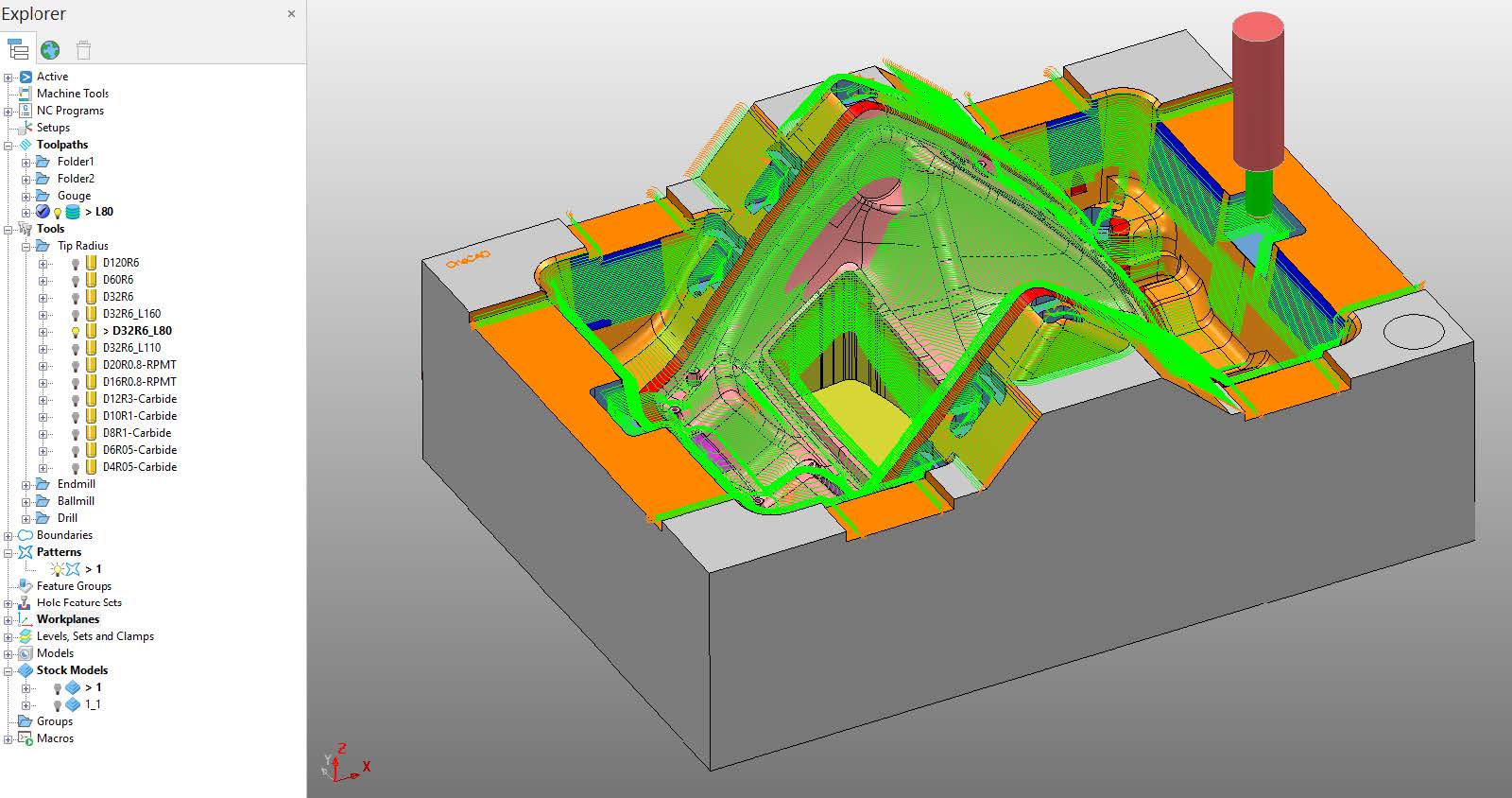 Kiểm tra ngầm cho NC Program và Toolpath