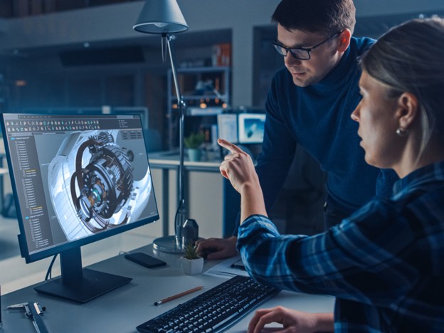 Kỹ sư rà soát và điều chỉnh bản vẽ được tạo với sự hỗ trợ của Autodesk Assistant.