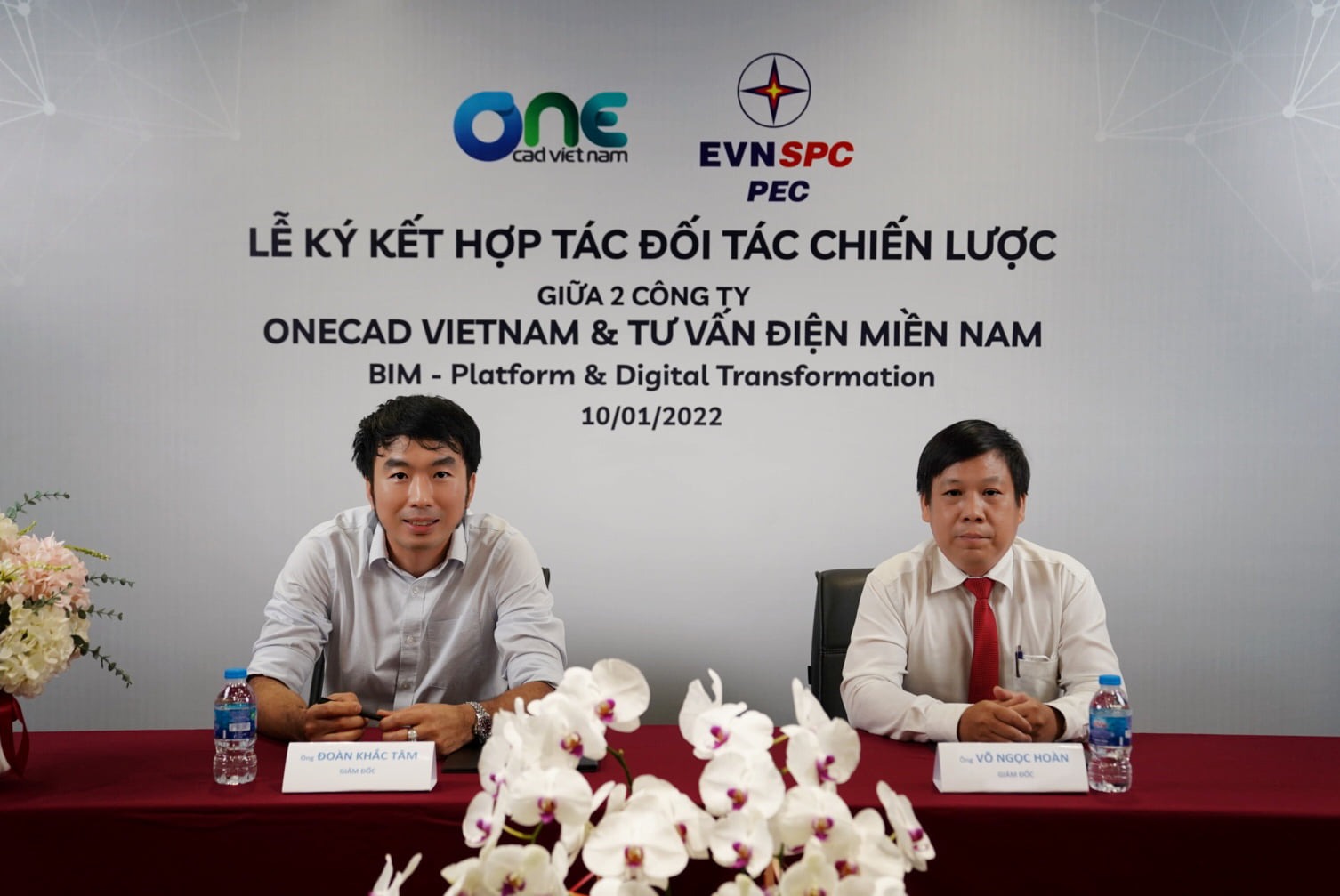 Lễ lý kết hợp tác đối tác chiến lược giữa ONECAD VIET NAM và TƯ VẤN ĐIỆN MIỀN NAM