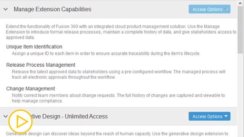 Manage Extension